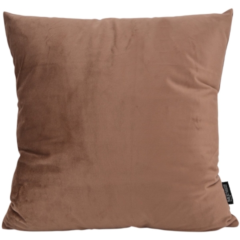 Gek op kussens! Sierkussen velvet mokka | 45 x 45 cm | polyester