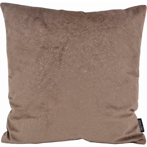 Gek op kussens! Velvet chic dark brown | 45 x 45 cm | kussenhoes | velvet/polyester