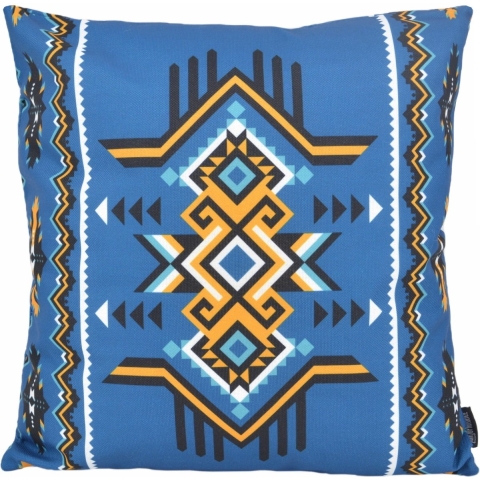 Gek op kussens! Sierkussen ibiza petrol outdoor | 45 x 45 cm | katoen/polyester