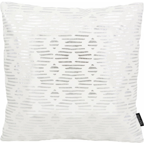 Gek op kussens! Sierkussen java silver / white | 45 x 45 cm | katoen