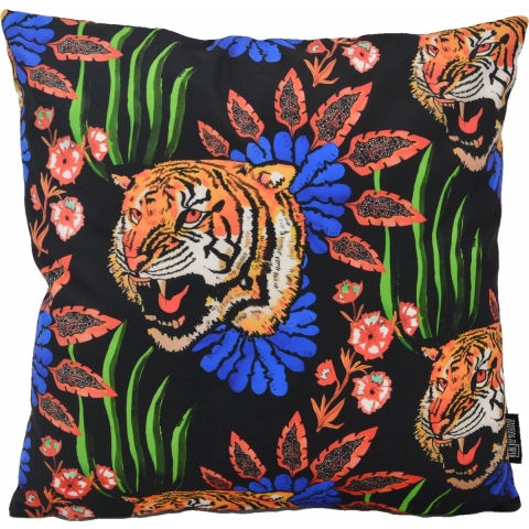 Gek op kussens! Sierkussen tiger style | 45 x 45 cm | katoen/polyester