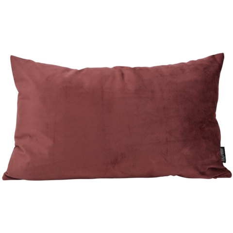 Gek op kussens! Sierkussen velvet kastanje | 30 x 50 cm | polyester