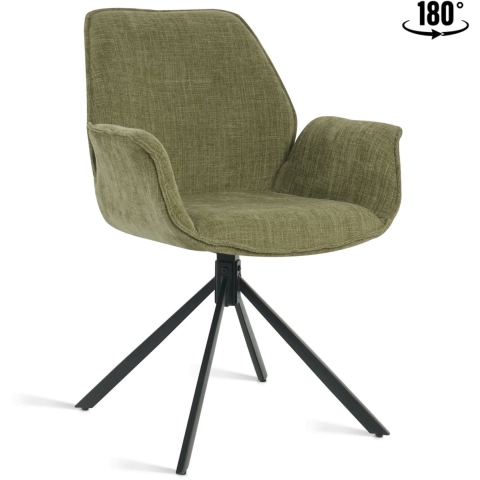 Multifurn Eetkamerstoel lenny stof mos