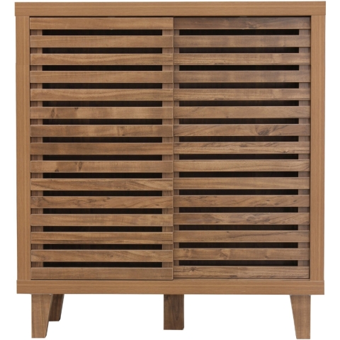 CaliCosy Dressoir met 2 schuifdeuren en open latten l80 cm liam