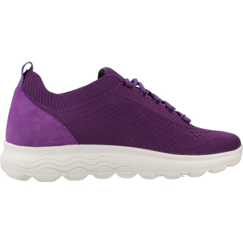 Geox D Spherica A Leren Vrouwen Paars Trainers
