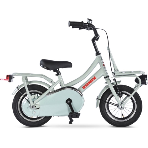 Zonix Meisjesfiets 12 Inch Mint Grey Kinderfiets Transport Voor Meisjes Van 2 Tm 4 Jaar Geschikt Voor Kledingmaat 90-105 | Welhof; Dé Outlet Store Van De Benelux