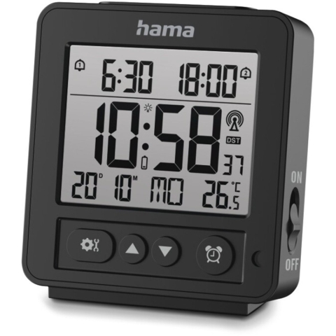 Hama 00185895 Wekker Zwart