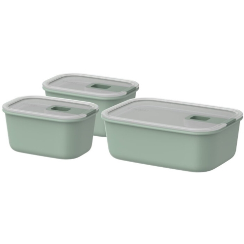Mepal EasyClip set vershouddozen (2x450 ml + 1000 ml) - Nordic sage - mealprep bakje