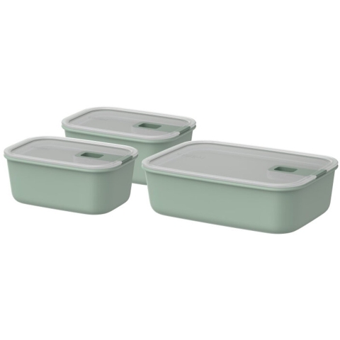 Mepal EasyClip set vershouddozen 3-delig (2x700 ml + 1500 ml) - Nordic sage - mealprep bakje