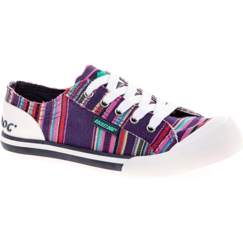 Rocket Dog Dames/dames Jazzin Canvas Aloe Lace Up Trainer (Veelkleurig)