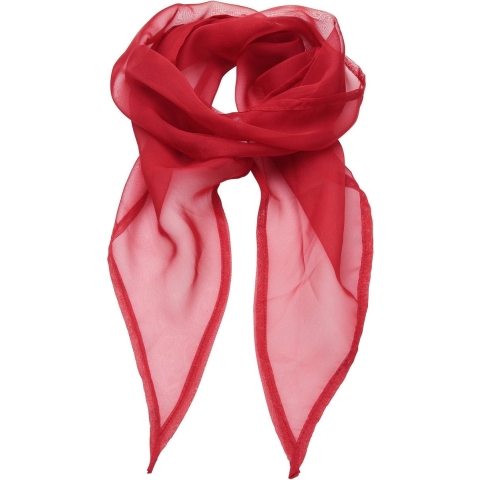 Premier Dames/vrouwenwerk Chiffon Formele Sjaal (Rood)
