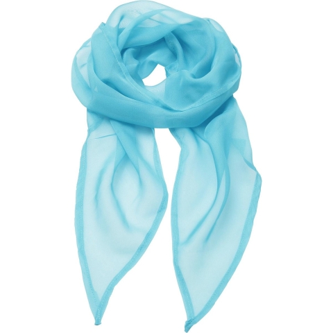 Premier Dames/vrouwenwerk Chiffon Formele Sjaal (Turquoise)