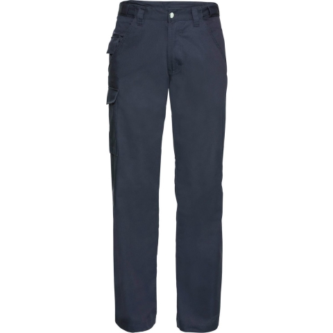 Russell Werkkleding Heren Polycotton Twill Broek / Broek (Regular) (Franse marine)