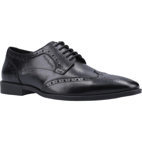 Hush Puppies Heren Lederen Brogues (Zwart)
