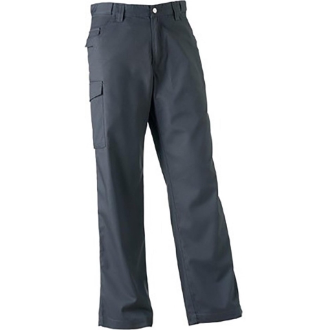 Russell Werkkleding Heren Polycotton Twill Broek / Broek (Lang) (Konvooi Grijs)