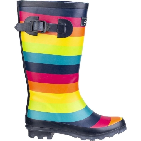 Cotswold Kids Regenlaarzen met Regenboog (Multikleur)