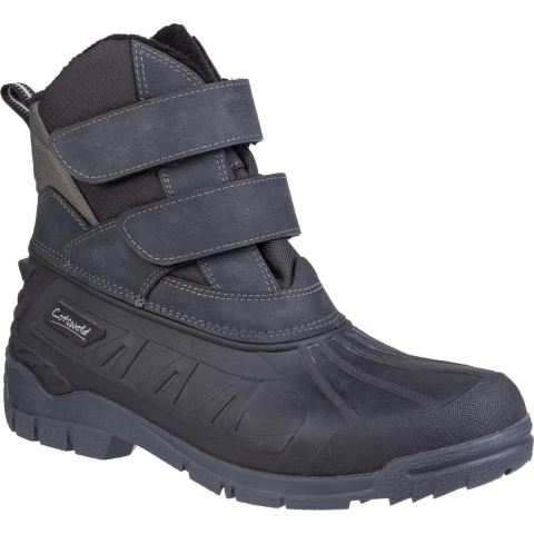Cotswold Heren Kempsford Hybride Wellington Boot (Zwart)