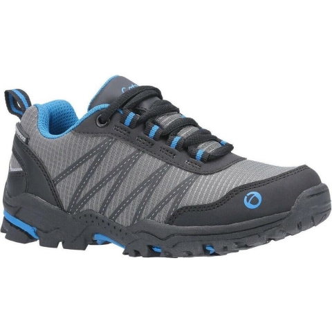 Cotswold Kinderen/Kinderen Kleine Dean Lace Up Wandelende Waterdichte Trainer (Blauw/Grijs)