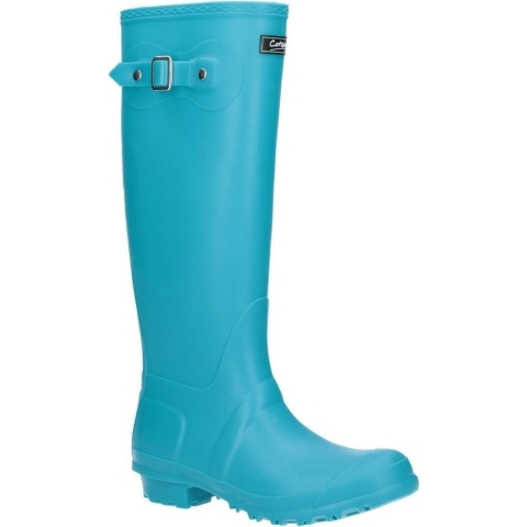 Cotswold Sandringham Buckle-Up Womens Wellington Boots (Turquoise)