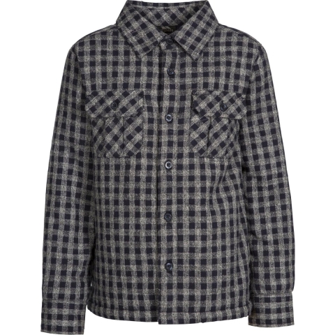Trespass Kinderen/Kinderen Gemiddelde Lange Mouwen Gingham Shirt (Marine Gingham)