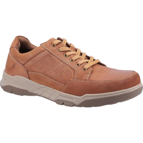 Hush Puppies Leren herenschoenen Finley (Tan)