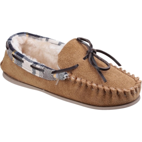 Cotswold Dames/Dames Kilkenny Klassiek Bont gevoerde Mocassinslippers (Tan)