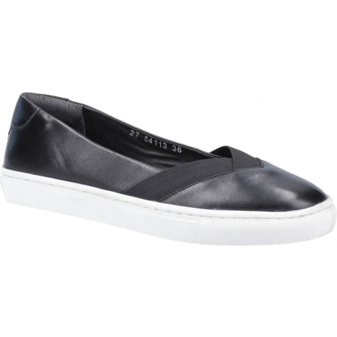 Hush Puppies Dames/dames Tiffany Leren Schoenen (Zwart)