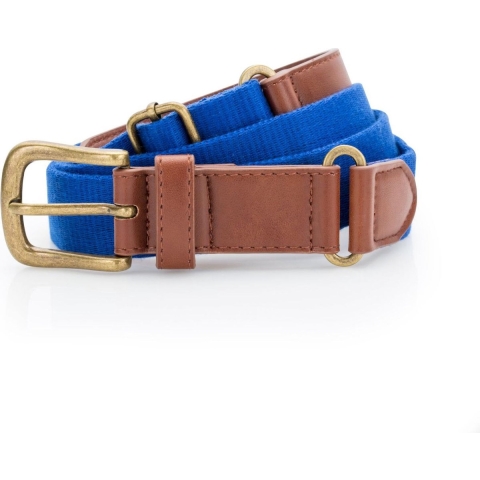 Asquith & Fox Heren Fauxleer en Canvasgordel (Koninklijk)