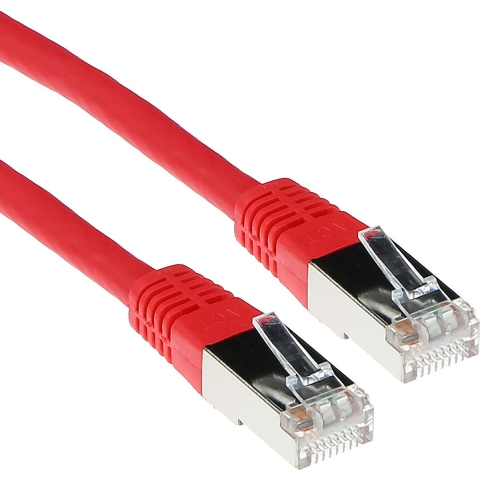 ACT CAT6 S/FTP LSZH patchkabel rood 5 m