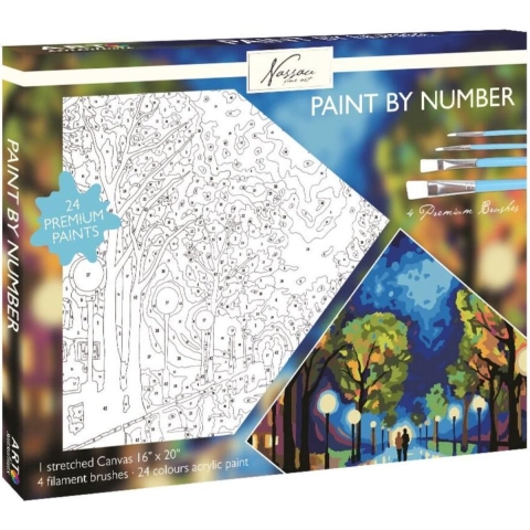 Schilderen op nummer avondwandeling