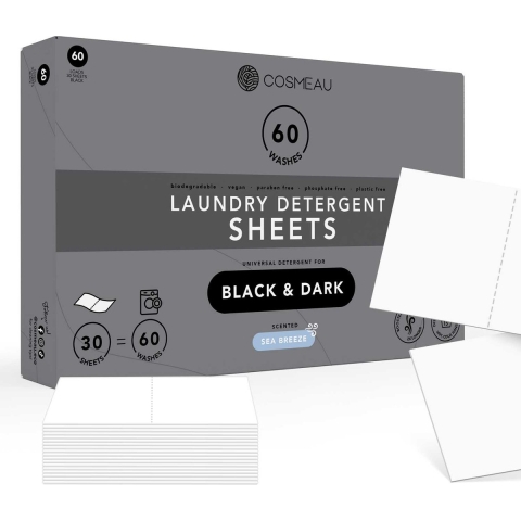 Cosmeau Wasstrips Zwart&Donker 60 wasbeurten