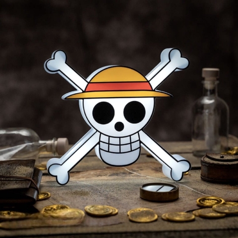 One Piece Lamp - Jolly Roger Skull (Straw Hats)