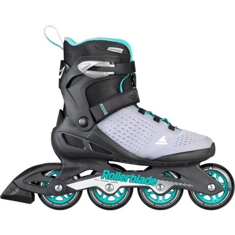 Rollerblade - Zetrablade Elite Black/Powder Blue - Recreatie Fitness Skates - 38.5