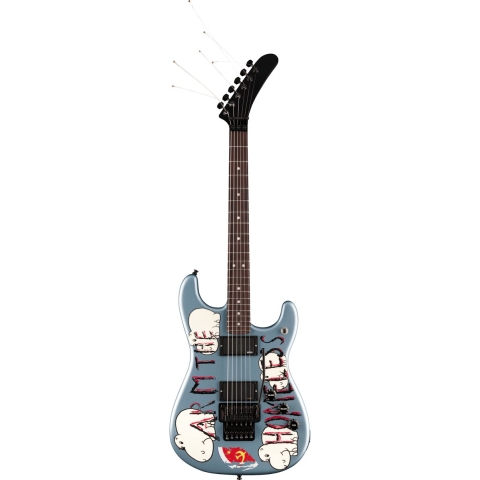 Fender Tom Morello Arm The Homeless Stratocaster, Blue Ice Metallic RW
