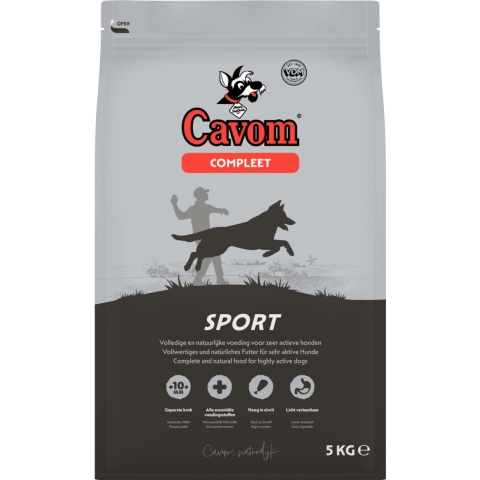 Cavom Hondenvoer Droog Compleet Sport 5 kg