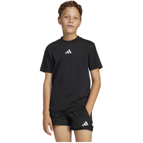 adidas Performance T-Shirt - J SL - Zwart/Wit - adidas Performance - 10 jaar (140) - T-Shirts