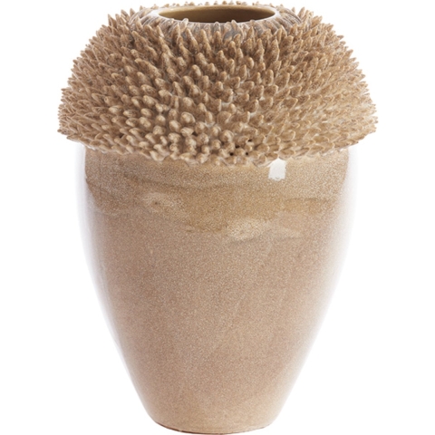 Light & Living vaas deco 33x32x47,5 cm sangku keramiek taupe