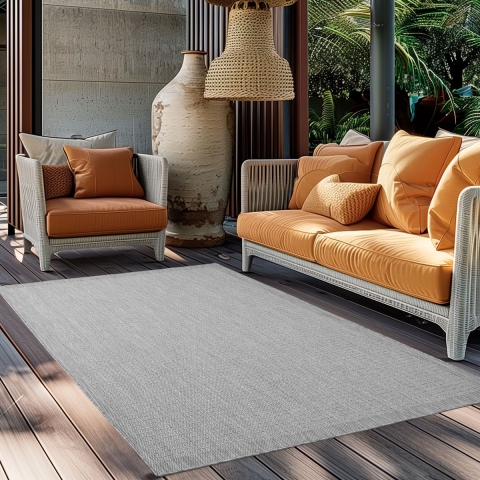 Muratap Solid binnen en buiten vloerkleed indoor & outdoor laagpolig effen - 240x340 cm