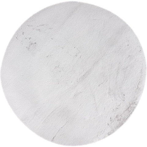 Muratap Heaven fluffy soft vloerkleed hoogpolig effen tapijt - 200 cm rond