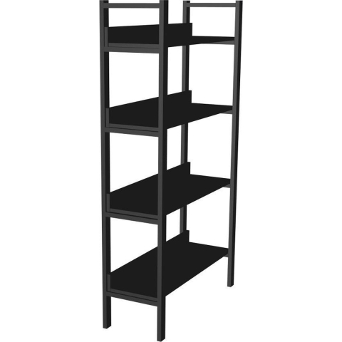 4livingz Retro boekenkast met 4 planken 30x80x144 cm /bruin