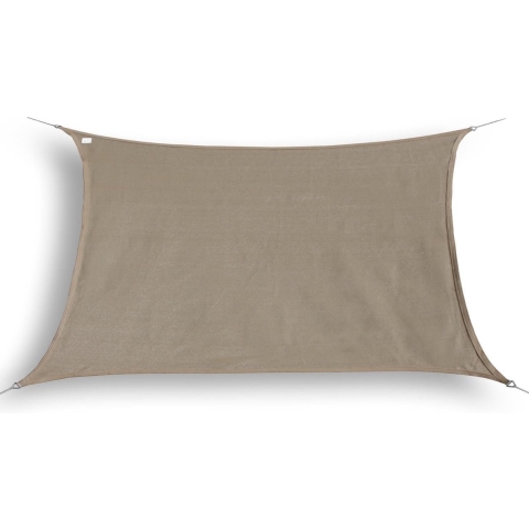 Hanse® Schaduwdoek rechthoek waterdoorlatend 2x4 m zonnedoek