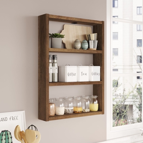 CaliCosy Wandplank met 3 legplanken h60 cm emma