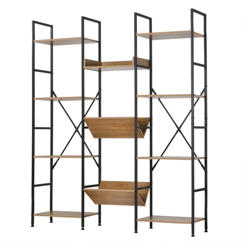 CaliCosy Rek 11 niveaus industriële stijl l125 x h150 cm