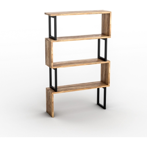 CaliCosy Rek 4 planken decor walnoot l80 cm ceylan