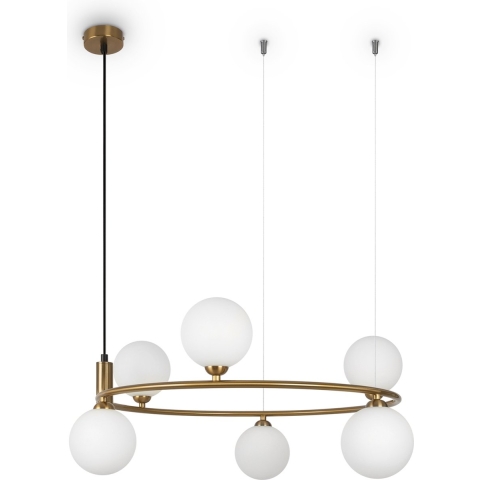 Maytoni hanglamp ring messing Ø58