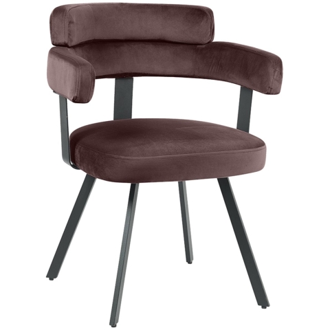 Label51 Eetkamerstoel bardio - fluweel set van 2