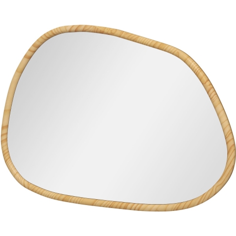 4goodz Decoratieve wandspiegel vintage-design 80x60 cm hout