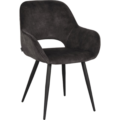 Label51 Eetkamerstoel fer - velours set van 2