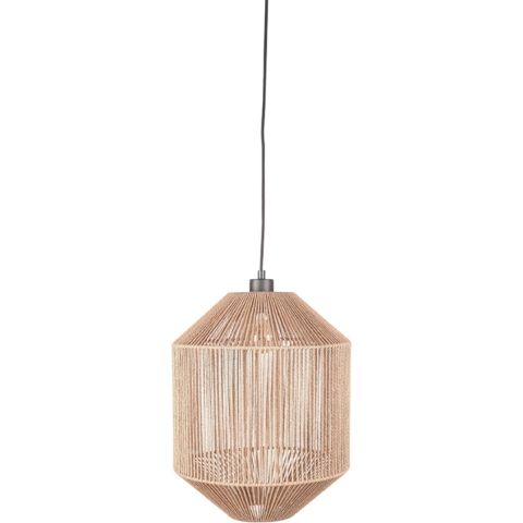Label51 Hanglamp ibiza naturel jute 1-lichts cilinder
