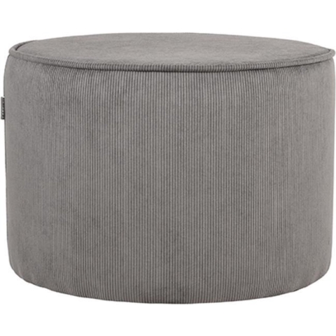 Label51 Poef tibo donker ribcord